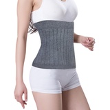 YJZQ Winter Kaschmir Nierenwärmer Rückenwärmer Elastisch Taille Unterstützung Warm Bauchwärmer Wärmegürtel für Hexenschuss Rückenschmerzen Menstruationsbeschwerden