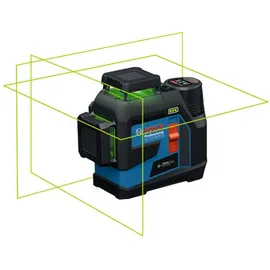 Bosch Kreuzlinienlaser GLL 12V-100-33 CG, 3 x 360°, grün, selbstnivellierend, Arbeitsbereich 100 m, IP65