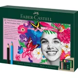 Faber-Castell Polychromos & Pitt Graphite Matt Malset farbsortiert, 40 St.