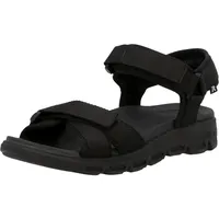 Rieker Damen V8401 Trekkingsandalen, Schwarz, 37 EU