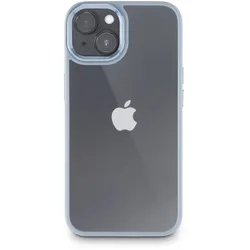 136008 Cam Protect Cover für Apple iPhone 15 (Blau, Transparent)