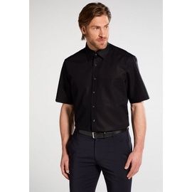 Eterna COMFORT FIT Original Shirt in schwarz unifarben, schwarz, 42