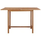 vidaXL Garten-Esstisch 110x110x75 cm Massivholz Teak