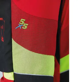 PSS Schnittschutzhose X-treme Breeze Rot/Gelb Größe 50 - 50