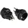 Good Connections Alcasa PA-4502S Netzstecker-Adapter Typ B F Schwarz