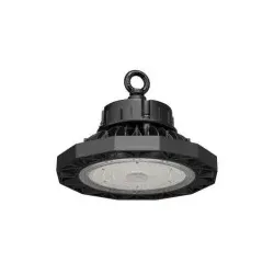 Brumberg 78310084 LED-Hallentiefstrahler SOL, rund, schwarz, 80 W, 4.000 K, IP65, 230 V, DALI dim