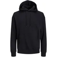 JACK & JONES Hoodie mit Bio-Baumwolle in Schwarz-XXL