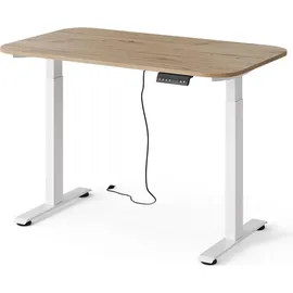 Vicco Schreibtisch Elevate, 120 x 70 cm 2 Motoren, Model 58657 - Weiß/Braun