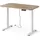 Vicco Schreibtisch Elevate, 120 x 70 cm 2 Motoren, Model 58657 - Weiß/Braun