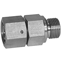 Riegler Einstellbare gerade Einschraubverschr. Dichtkegel, G1/4, ES Ã ̃10mm
