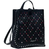 DESIGUAL Rucksack Yankee Metal Patch Sumy Mini Backpack Black