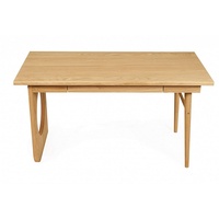 Woodman Schreibtisch »Bau«, besonderes Design, Breite 140 cm, braun