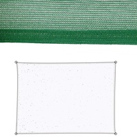 LOLAhome Sonnensegel, rechteckig, Grün, aus HDPE-Fasern, 300 x 400 cm