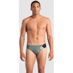 Badehose Slip Herren arena Stripe - Sage-black-multi - 5