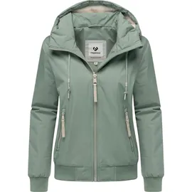 Ragwear Damen, leichte Wasserdichte Outdoorjacke mit Kapuze Oggie Warm YOUMODO Dusty Green Gr.