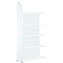Kerkmann Dante Aktenregal 100 x 32,5 x 190 cm Weiß