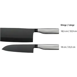 WMF Ultimate Black Messerset 2-tlg. Schwarz/Silber