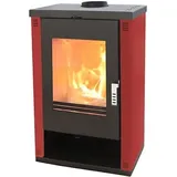 Verso - Kaminofen Theia 9.0 kW Burgundy