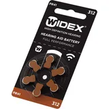 Rayovac Hörgerätebatterien Knopfzellen, PR41, Größe 312, 60 Zellen, WIDEX Branding