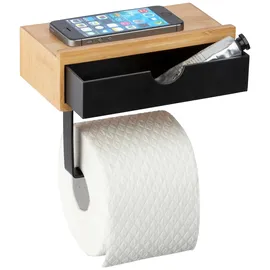 Wenko Toilettenpapierhalter mit Schublade Mod. Bambusa