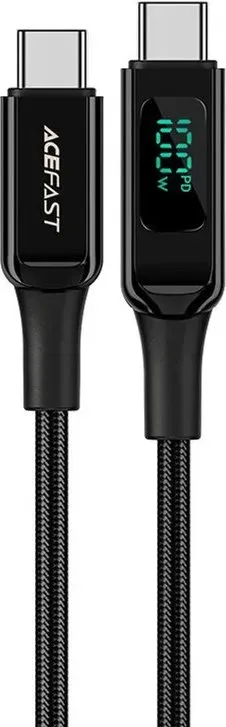 ACEFAST 100W USB-C zu USB-C Ladekabel - 1M - Schwarz