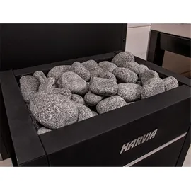Harvia Saunasteine 15 kg rund für Saunaofen Finnische Saunasteine 5 - 10 cm abgerundet