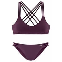 bruno banani Bustier-Bikini Damen bordeaux Gr.40 Cup A/B