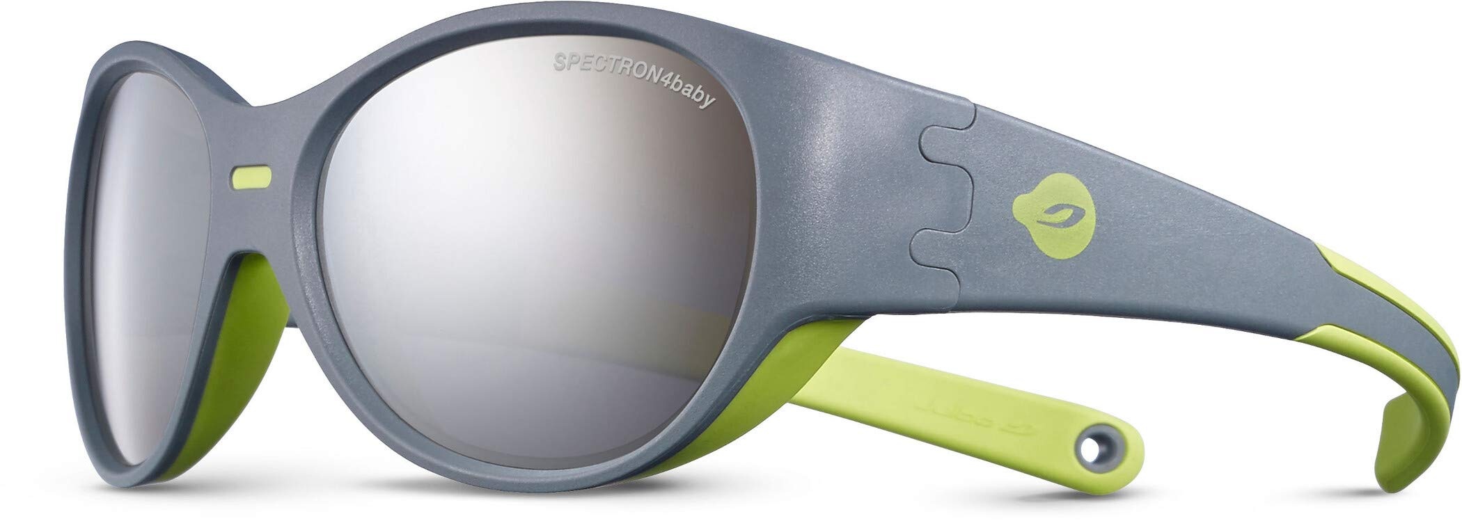 Julbo Puzzle Sonnenbrille, für Jungen, Grau/Grün, Einheitsgröße (Größe Hersteller: 3-5 Jahre)