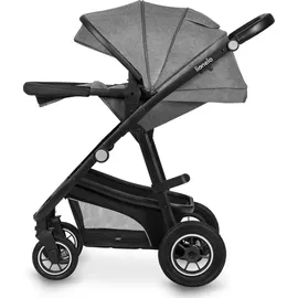lionelo BIANKA Kinderwagen 3 in 1 bis 22 kg Babywanne Autositz Zusammenlegbar, Reise-System, Einstellung der Rückenlehne, Räder 360o Stoßdämpfer, Verdeck XXL