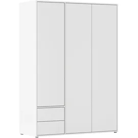 Rauch Drehtürenschrank Nabila 140 x 194 x 53 cm Weiß