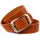 Anthoni Crown Herrengürtel Leder 115 cm Cognac