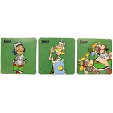 SD Toys Legionär-Untersetzer Asterix, Kork, Mehrfarbig, 3 x 9 x 9 cm, 6 Stück, Bunt, One Size