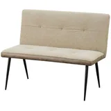 Hti-Living Polsterbank Joschka Antikbraun/Taupe 112 x 40 x 48 cm