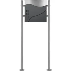 ECD Germany Standbriefkasten Postkasten Briefkasten Briefkasten mit Ständer Mailbox
