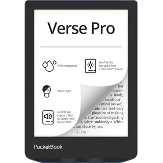 Pocketbook Verse Pro (6", 16 GB, Azure Blau),