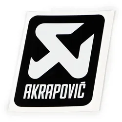 Aufkleber Akrapovic hitzefest 75x60mm