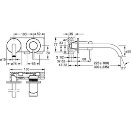 Hansa HANSAPUBLIC Einhandmischer Mattschwarz