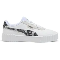 Puma Carina 3.0 Snake CHIC Sneaker, White-Vapor Gray Aged