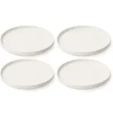 MiaMio Kuchenteller 20 cm weiß 4er Set