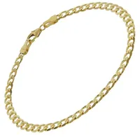trendor Panzer-Armband Gold 333 (8 Karat) 75654 Größe 19 cm