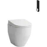 Laufen Cleanet Pro Stand-Dusch-WC mit WC-Sitz Weiß spülrandlos