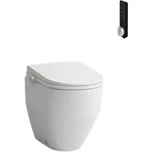 Laufen Cleanet Pro Stand-Dusch-WC mit WC-Sitz Weiß spülrandlos