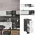 Vicco Küchenzeile R-Line 240 cm Anthrazit Weiß Hochglanz