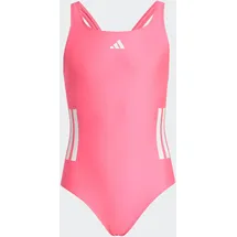 adidas 3 Stripes C-back Badeanzug Lucid Pink/White 164