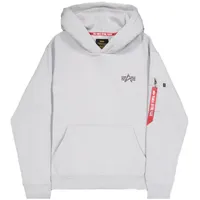 Alpha Industries Signature BP Hoodie pastel Grey, S