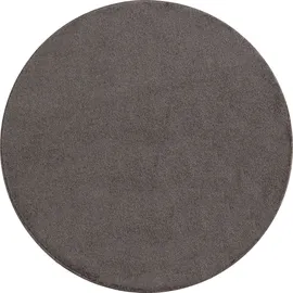 Ayyildiz Ata Kurzflorteppich Ø 120 cm mokka