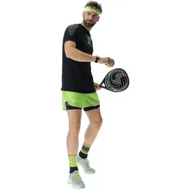 Uyn Padel Series Smash kurzarm Padel Tennisshirt Herren B995 black onix/lime S