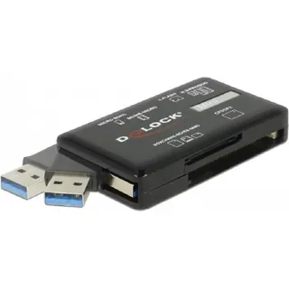 DeLock - Kartenleser (Multi-Format) - USB 3.2 Gen 1),