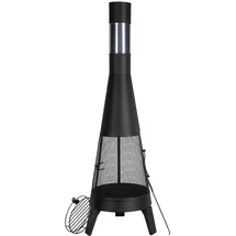 Vevor Terrassenofen Ø 51 cm Schwarz