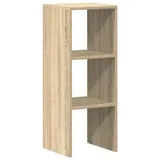 vidaXL Bücherregal Stapelbar Sonoma-Eiche 30x30x80 cm Holzwerkstoff